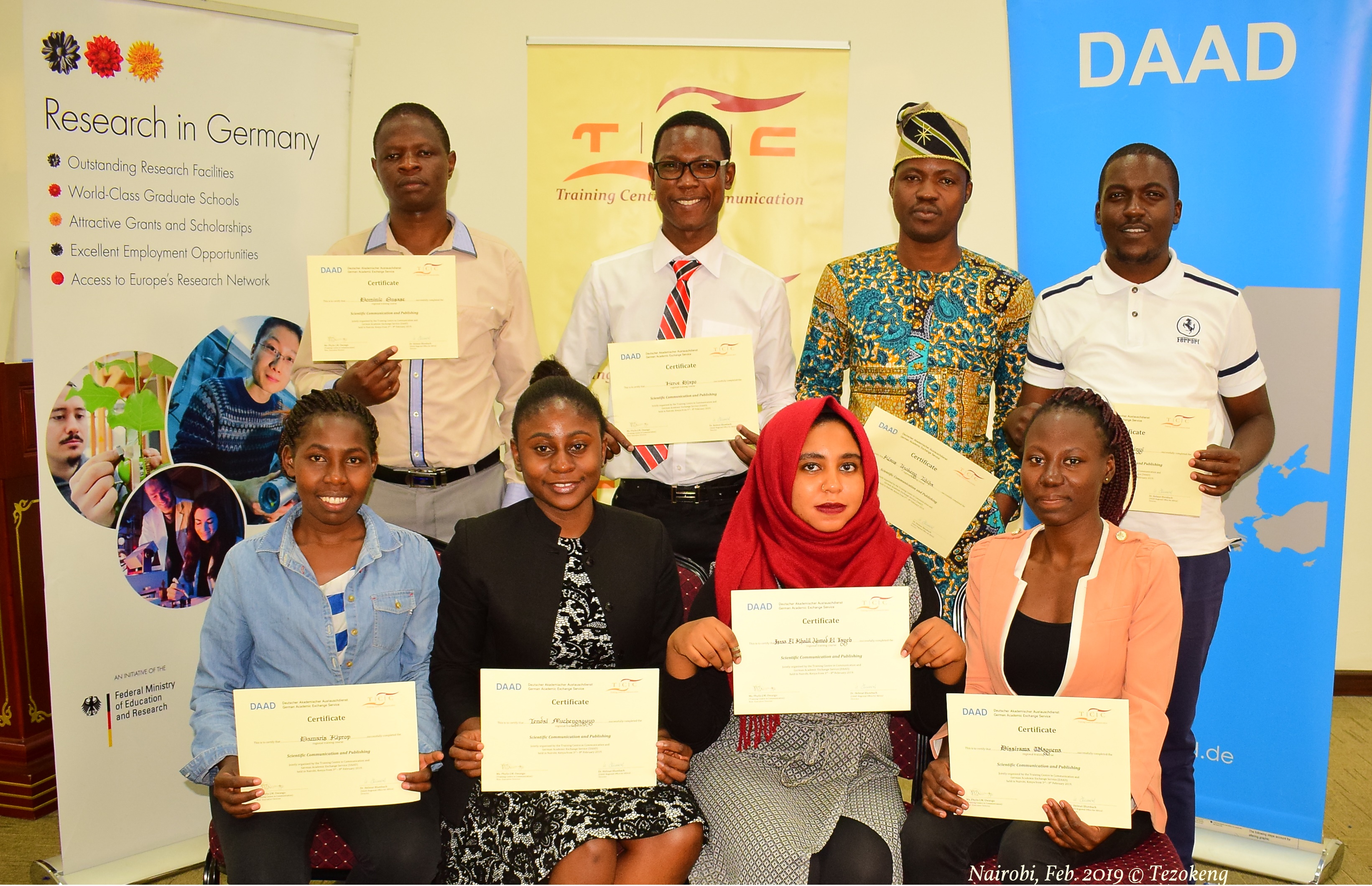 MA Intercultural German Studies Class of 2018 and Holders of DAAD Scholarship