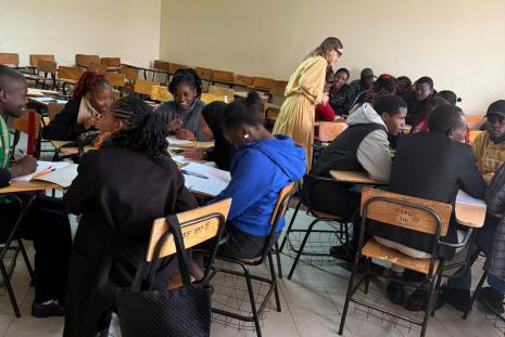 This is Laura Kilde from Vilnius University, Lithuania. She was giving a lecture to 4th year BED Linguistics majors students on ethical use of AI on 18 February 2026.